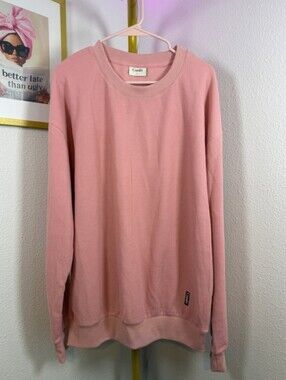 Comfrt Waffle Knit Lounge Set Pink NWT Women’s Large